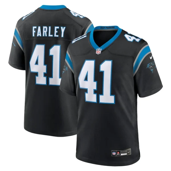 Matthias farley carolina panthers nike game jersey Black