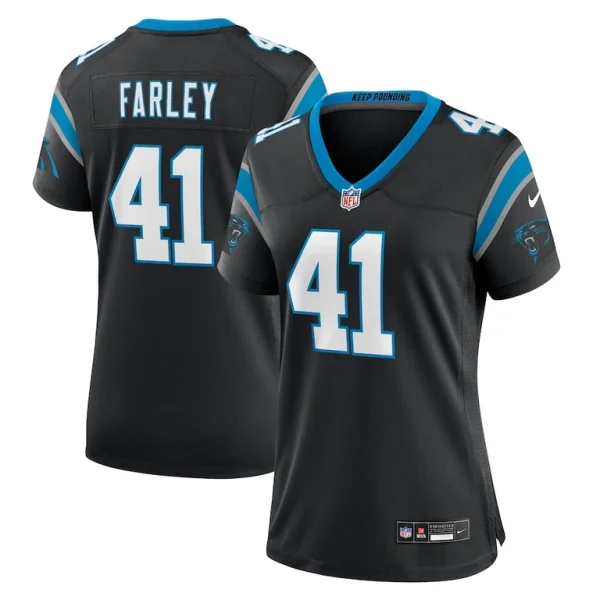 Matthias farley carolina panthers nike womens game jersey Black