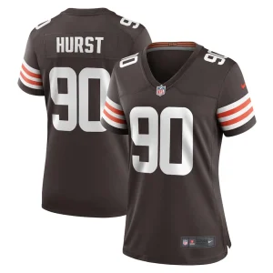 Maurice hurst cleveland browns nike womens nike womens all player jersey Brown
