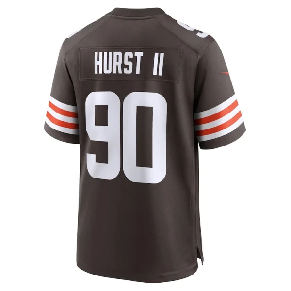 Maurice hurst ii cleveland browns nike team game jersey Brown L