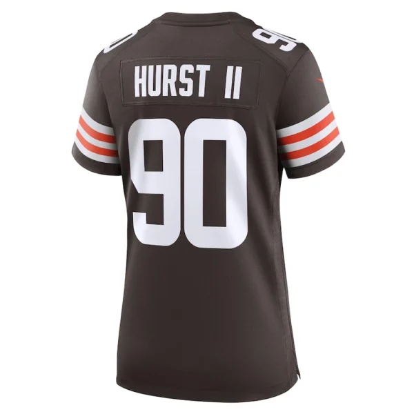 Maurice hurst ii cleveland browns nike womens game jersey Brown L