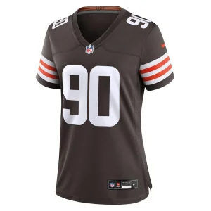 Maurice hurst ii cleveland browns nike womens game jersey Brown M