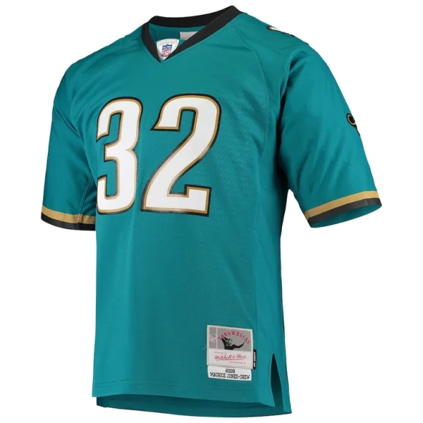 Maurice jones drew jacksonville jaguars mitchell ness legacy replica jersey Teal M