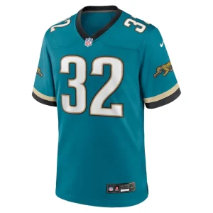 Maurice jones drew jacksonville jaguars nike prowler throwback retired player game jersey Teal M