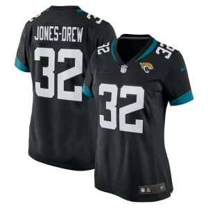 Maurice jones drew jacksonville jaguars nike womens game retired player jersey Black