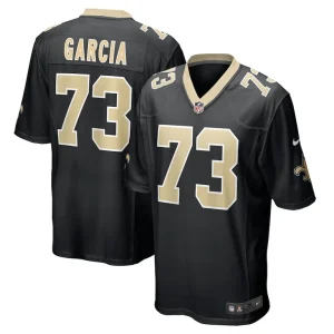 Max garcia new orleans saints nike team game jersey Black