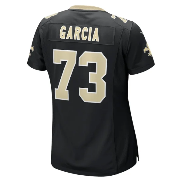 Max garcia new orleans saints nike womens team game jersey Black L