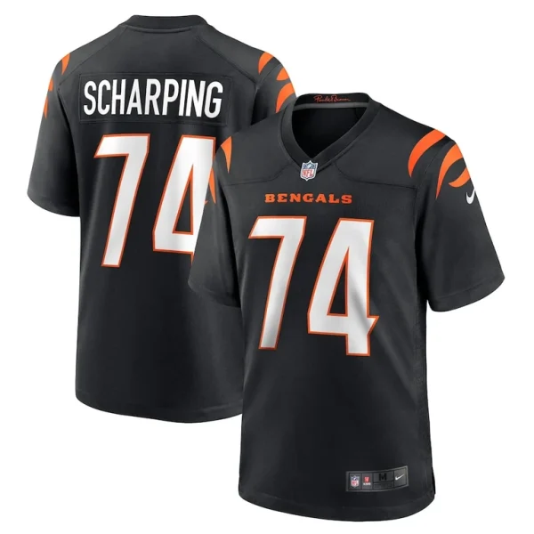 Max scharping cincinnati bengals nike game player jersey Black