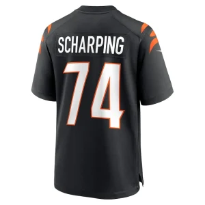 Max scharping cincinnati bengals nike game player jersey Black L
