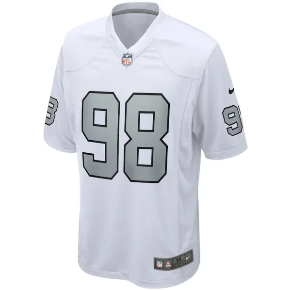 Maxx crosby las vegas raiders nike alternate game jersey White M
