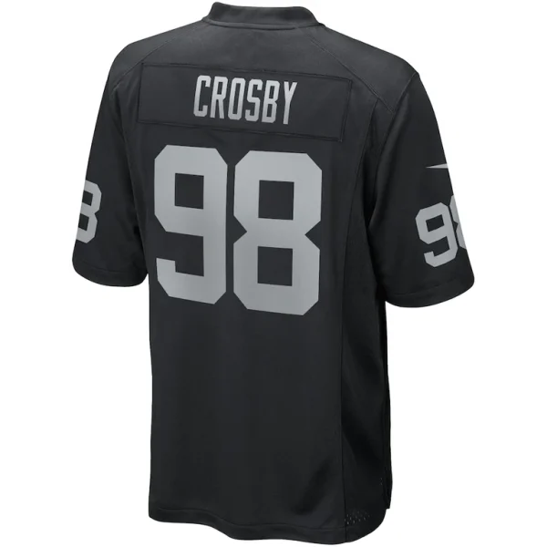 Maxx crosby las vegas raiders nike game jersey Black L
