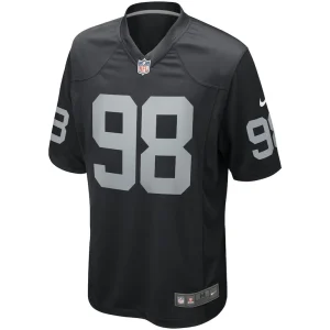 Maxx crosby las vegas raiders nike game jersey Black M