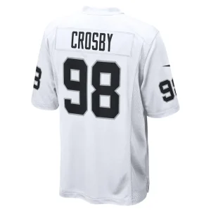 Maxx crosby las vegas raiders nike game jersey White L