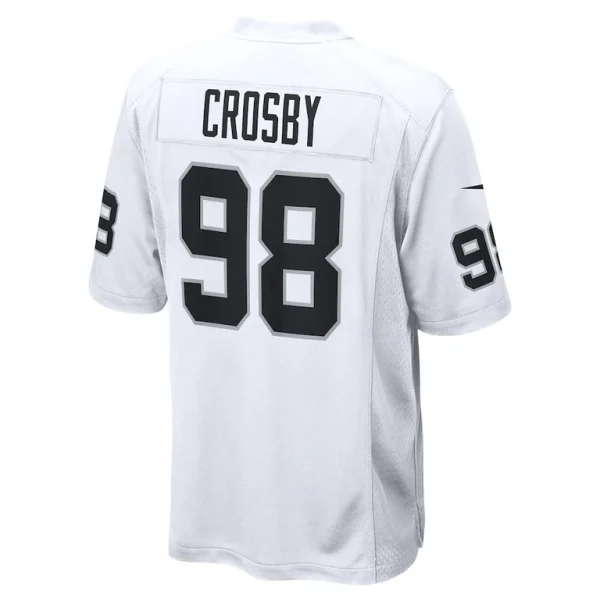 Maxx crosby las vegas raiders nike game jersey White L