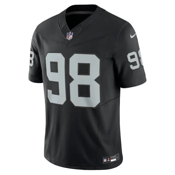 Maxx crosby las vegas raiders nike vapor f.u.s.e. limited jersey Black M