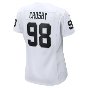 Maxx crosby las vegas raiders nike womens game jersey White L
