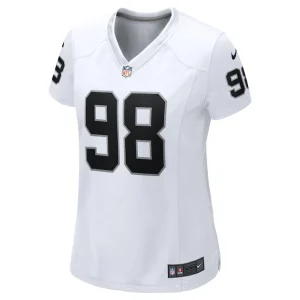 Maxx crosby las vegas raiders nike womens game jersey White M