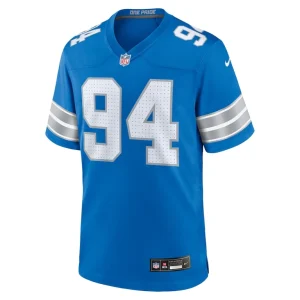 Mekhi wingo detroit lions nike team game jersey Blue M