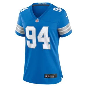 Mekhi wingo detroit lions nike womens team game jersey Blue M