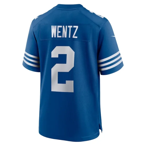 Mens nike carson wentz royal indianapolis colts alternate game jersey Multi L