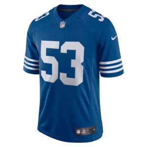 Mens nike darius leonard royal indianapolis colts alternate vapor limited jersey Multi M