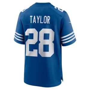 Mens nike jonathan taylor royal indianapolis colts alternate game jersey Multi L