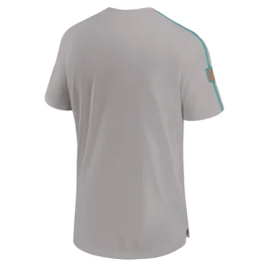 Miami dolphins nike 2024 sideline coach uv performance t shirt Gray L