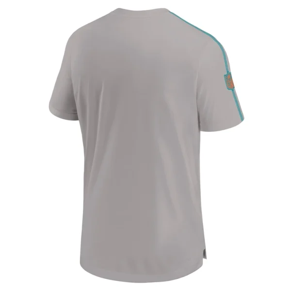 Miami dolphins nike 2024 sideline coach uv performance t shirt Gray L