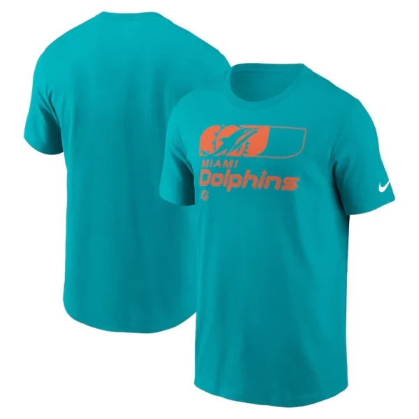 Miami dolphins nike air essential t shirt Aqua