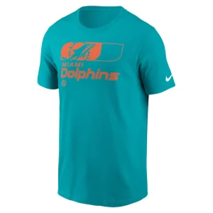 Miami dolphins nike air essential t shirt Aqua M