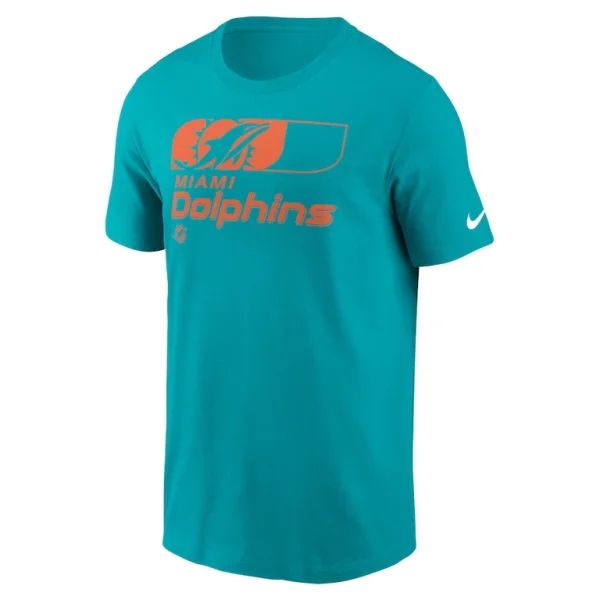 Miami dolphins nike air essential t shirt Aqua M