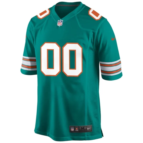 Miami dolphins nike alternate custom game jersey Aqua M