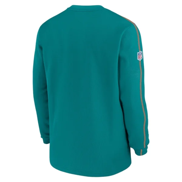 Miami dolphins nike alternate logo coach long sleeve top Aqua L