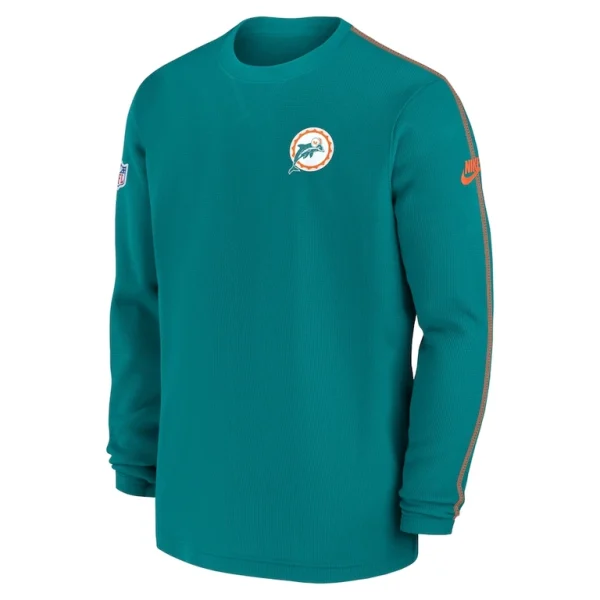 Miami dolphins nike alternate logo coach long sleeve top Aqua M