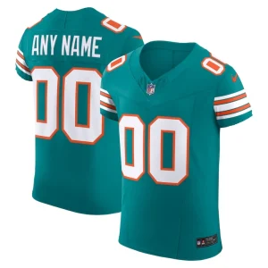Miami dolphins nike alternate vapor f.u.s.e. elite custom jersey Aqua