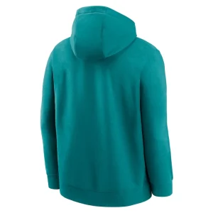 Miami dolphins nike big tall club logo pullover hoodie Aqua 3XT
