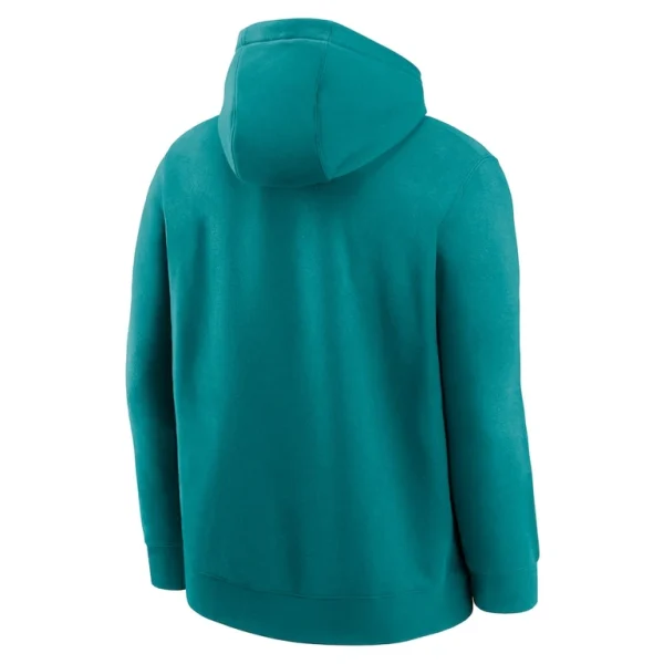 Miami dolphins nike big tall club logo pullover hoodie Aqua 3XT