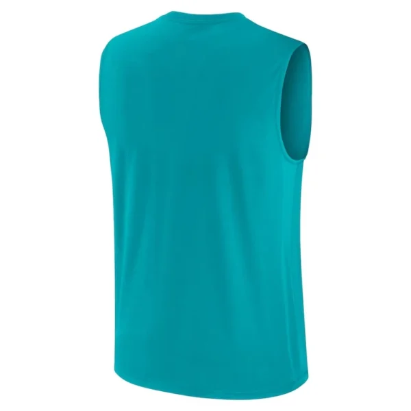 Miami dolphins nike blitz legend muscle tank top Aqua L