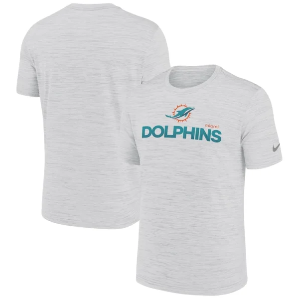 Miami dolphins nike blitz velocity modern performance t shirt White