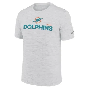 Miami dolphins nike blitz velocity modern performance t shirt White M