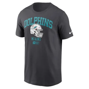 Miami dolphins nike helmet essential t shirt anthracite Multi M