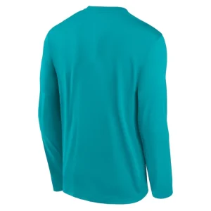 Miami dolphins nike legend icon long sleeve t shirt Aqua L