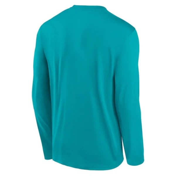 Miami dolphins nike legend icon long sleeve t shirt Aqua L