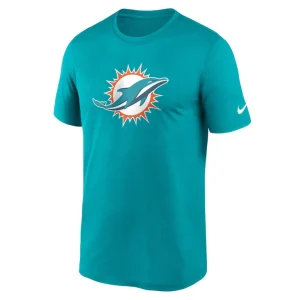 Miami dolphins nike legend logo performance t shirt Aqua M