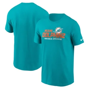 Miami dolphins nike local essential t shirt Aqua