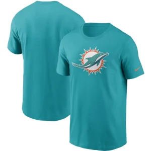 Miami dolphins nike primary logo t shirt Aqua