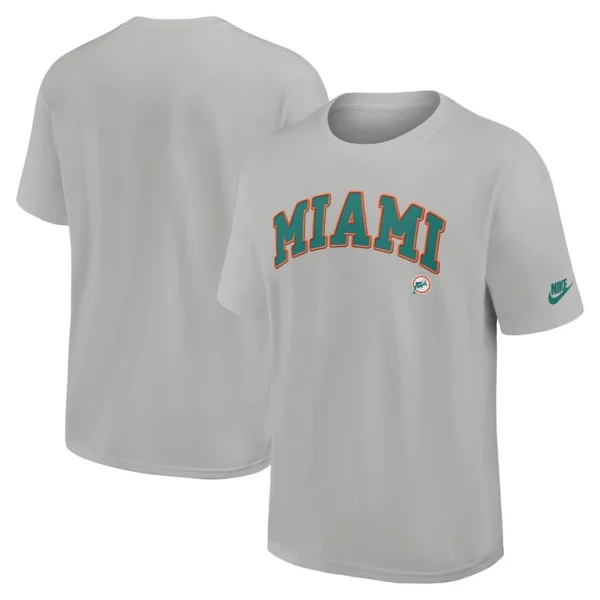 Miami dolphins nike rewind max90 statement t shirt Silver
