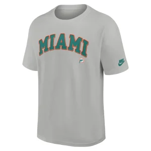 Miami dolphins nike rewind max90 statement t shirt Silver M