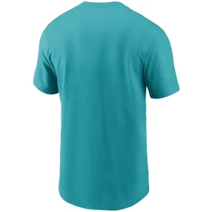 Miami dolphins nike team wordmark t shirt Aqua L