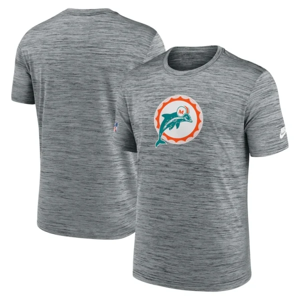 Miami dolphins nike velocity alternate logo performance t shirt Gray